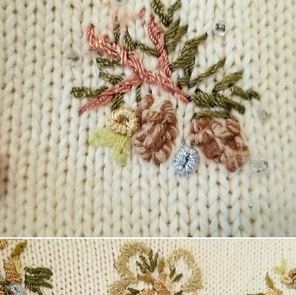 TIARA INTERNATIONAL Christmas Tree Knit Sweater 18-20 EVC - Picture 5 of 9